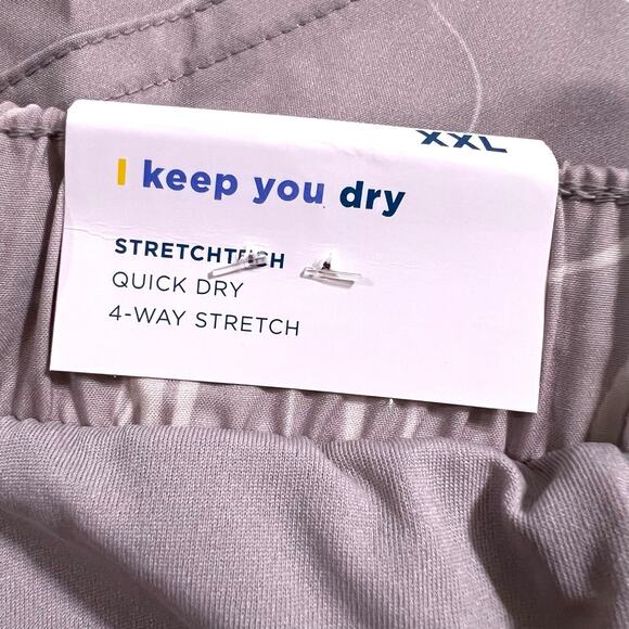 Old Navy Active Womens Athletic Summer Shorts Stretch Quick Dry Lined Beige XXL - Picture 4 of 6